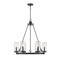 Z-Lite Marlow 6 Light Outdoor Pendant, Matte Black And Seedy 589-6BK - alternate 6